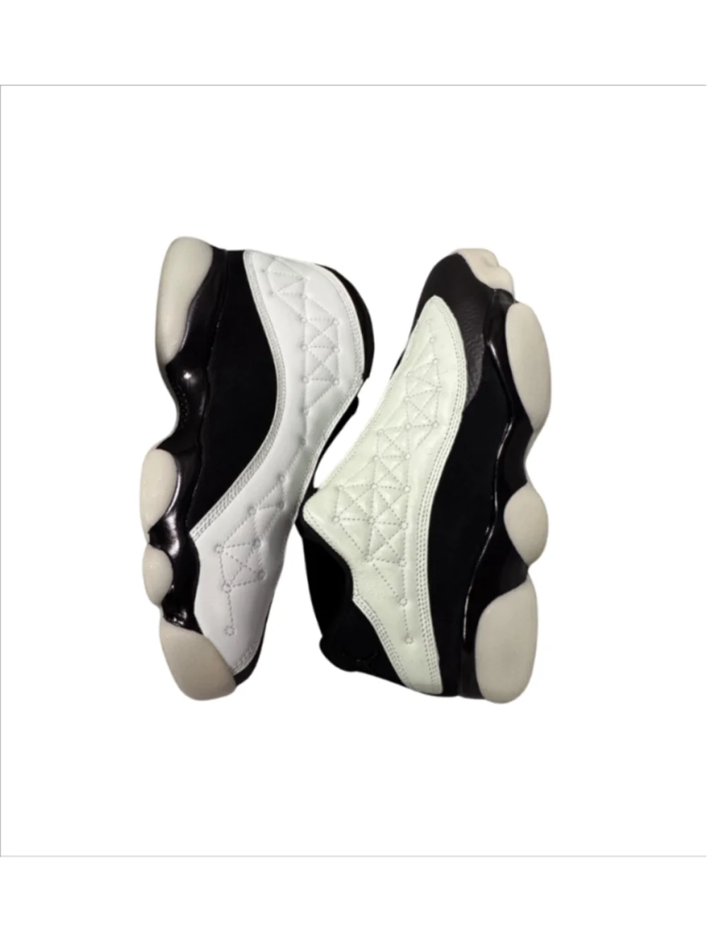 New Nike Air Jordan 13 Retro Low GC Sneakers Size 9.5 White Black